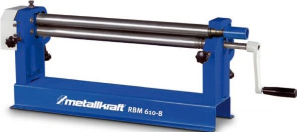 METALLKRAFT Ręczna zwijarka walcarka do blachy RBM 610 - 8 0,8 MM