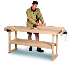 Stół warsztatowy stolarski drewniany HOLZKRAFT HB 1401