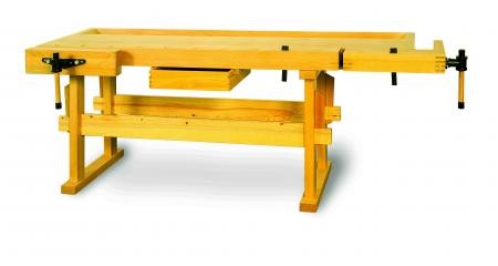 Stół warsztatowy z drewna bukowego PROMA PTH-2100NB