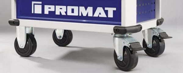 Wózek narzędziowy warsztatowy PROMAT z 7 szufladami 500 kg obciążenie